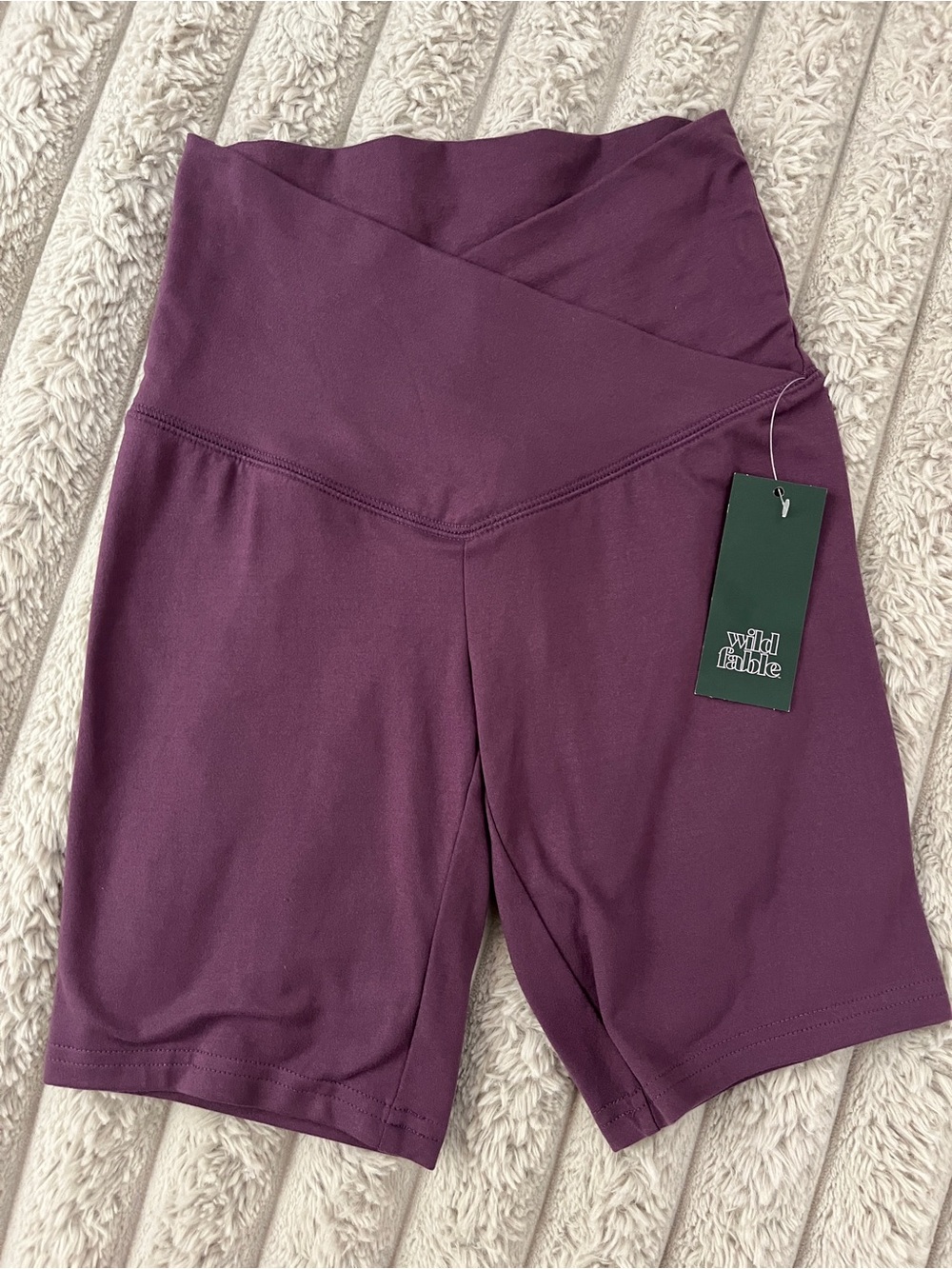 wild fable High-Rise Plum Bike Shorts